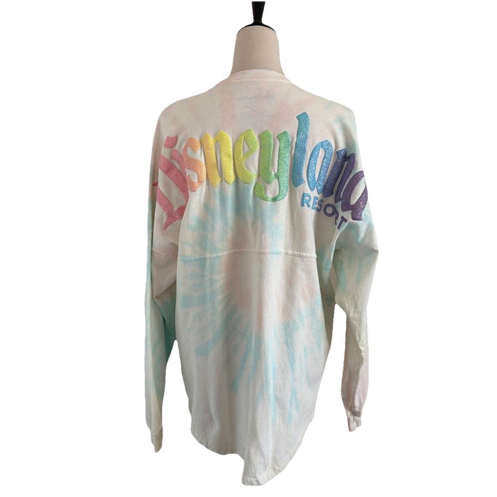 Disneyland Resort Spirit Jersey Adult Small Cream Tie Dye Disney Parks Casual
